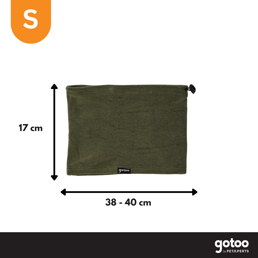 Gotoo Cachecol Polar Verde para c&atilde;es, , large Imagem n&uacute;mero 4