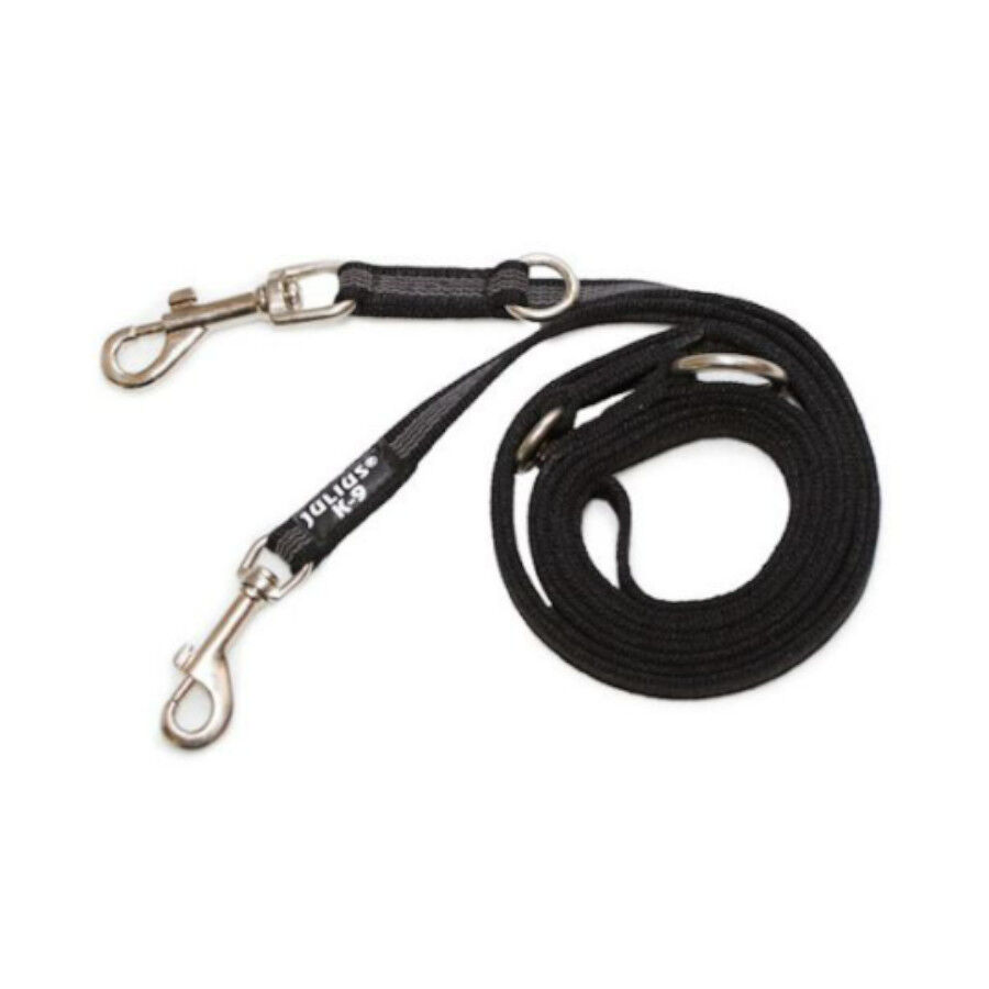 Julius K9 correa adiestamiento negra Imagem n&uacute;mero 1