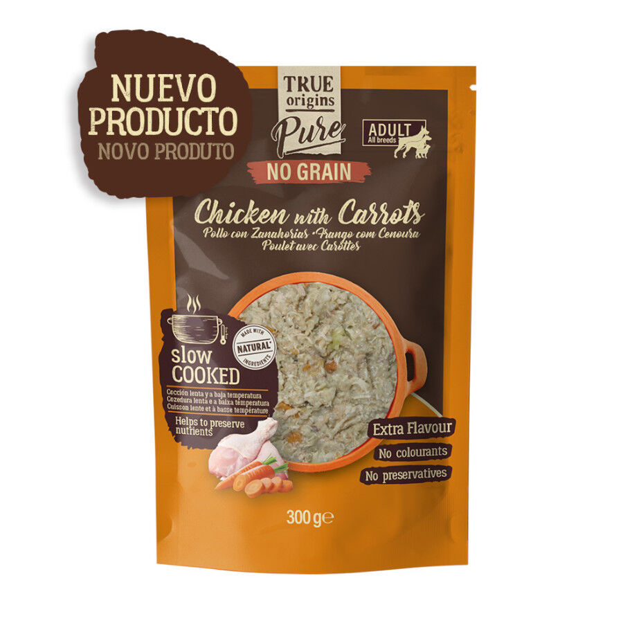 300 g True Origins Pure Gently Coocked Pollo sobre para perros, , large Imagem n&uacute;mero 2