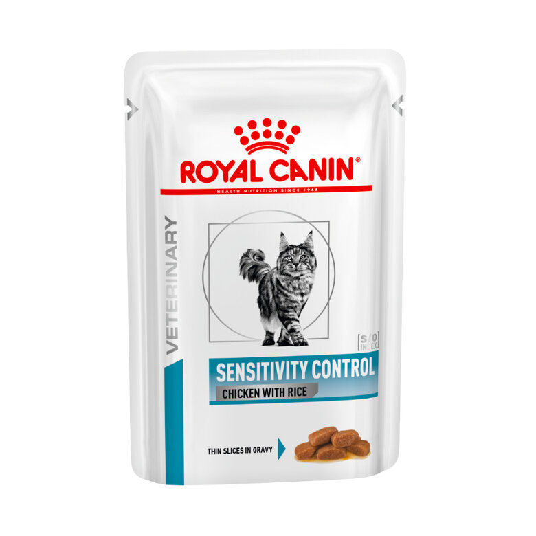 12 saquetas x 85 g Royal Canin Veterinary Sensitivity Control Frango saqueta em molho - Pack,  Imagem número 1 12 saquetas x 85 g Royal Canin Veterinary Sensitivity Control Frango saqueta em molho - Pack, , large Imagem número 1