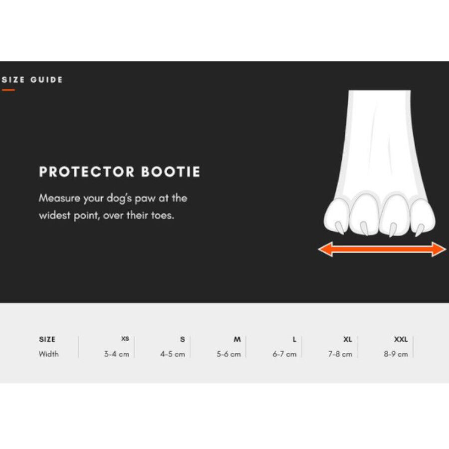 Non-stop dogwear Bota protetora preta e laranja para c&atilde;es, , large Imagem n&uacute;mero 9