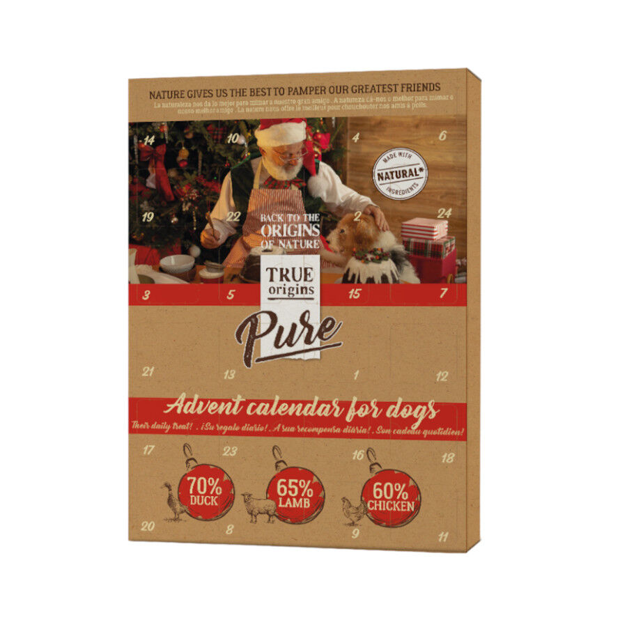 100 g True Origins Pure Calend&aacute;rio do Advento para c&atilde;es, , large Imagem n&uacute;mero 1