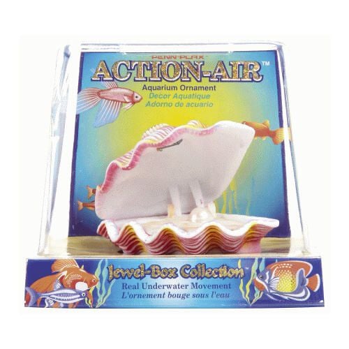 Penn Plax figura de ostra tropical para acuarios Imagem n&uacute;mero 1