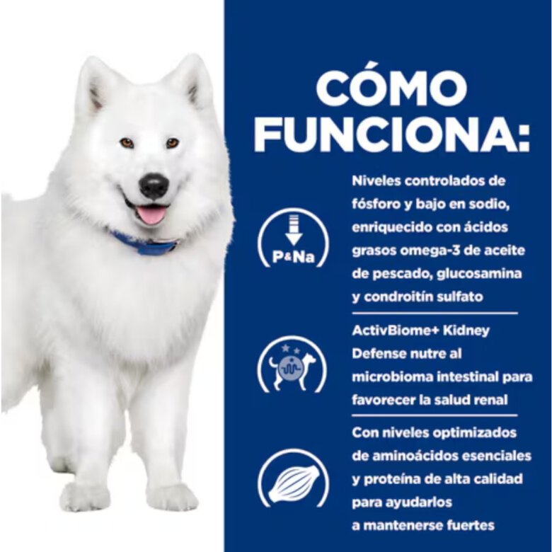 354 g Hill's Prescription Diet Kidney k/d + Mobility j/d guisado de frango e legumes lata para cães,  Imagem número 4 354 g Hill's Prescription Diet Kidney k/d + Mobility j/d guisado de frango e legumes lata para cães, , large Imagem número 4