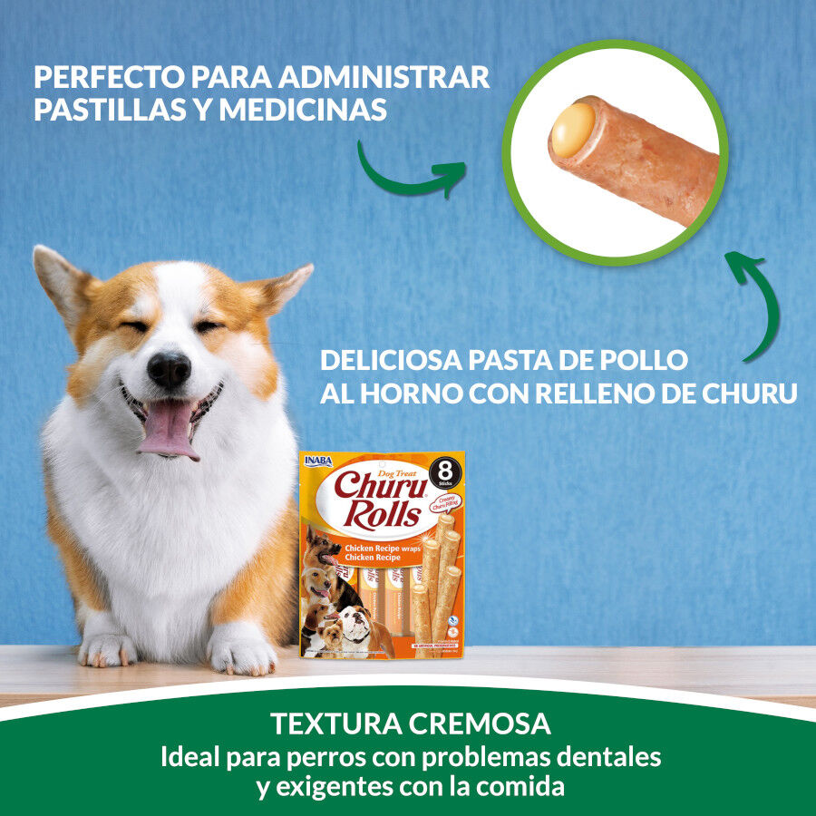 8 saquetas x 12 g Churu Snacks Bites de Frango com Atum para c&atilde;es, , large Imagem n&uacute;mero 6