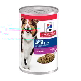 Hill's Science Plan Mature Adult 7+ Carne de vaca em paté em lata para cães