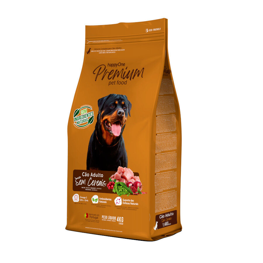 happyOne Premium Grain Free ra&ccedil;&atilde;o de frango para c&atilde;es, , large Imagem n&uacute;mero 1
