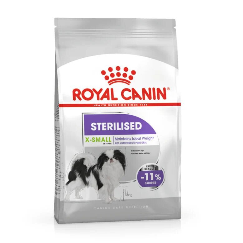 1.5 kg Royal Canin X-Small Sterilised ração para cães,  Imagem número 2 1.5 kg Royal Canin X-Small Sterilised ração para cães, , large Imagem número 2