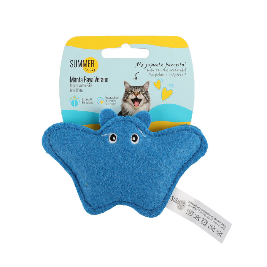 Summer Vibes Cat Manta Ray Peluche para gatos, , large Imagem n&uacute;mero 5