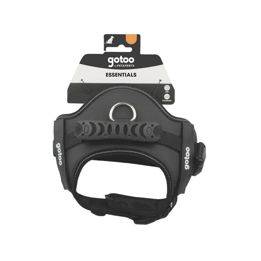 Gotoo Peitoral anti-pux&otilde;es Preto para C&atilde;es, , large Imagem n&uacute;mero 7