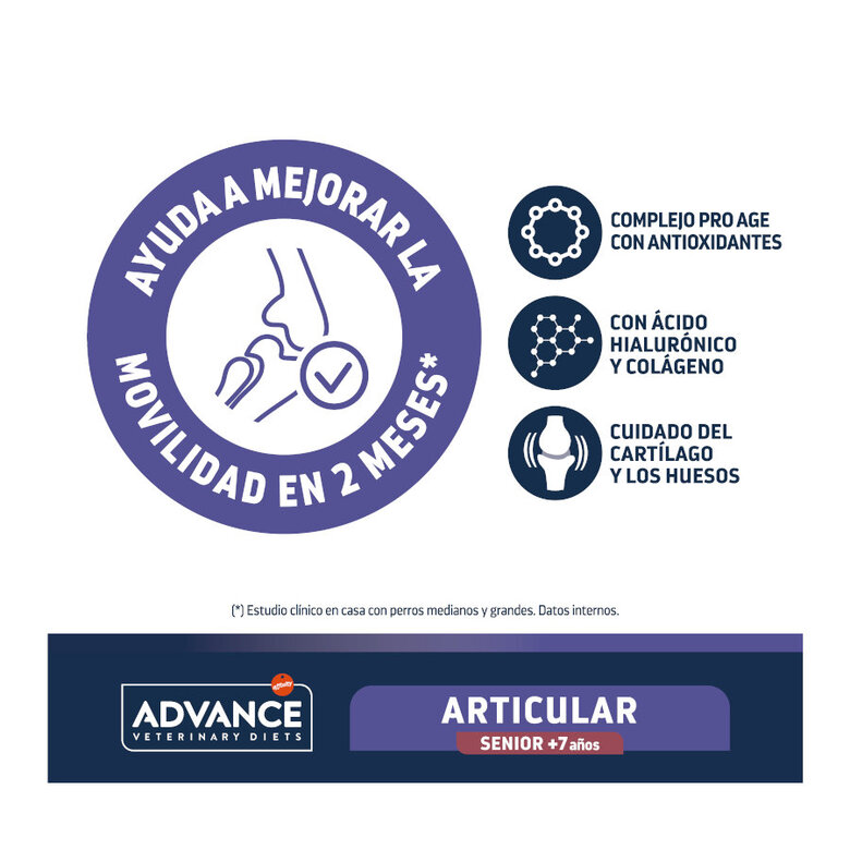 12 kg Advance Veterinary Diets Articular +7 Frango ração para cães,  Imagem número 3 12 kg Advance Veterinary Diets Articular +7 Frango ração para cães, , large Imagem número 3