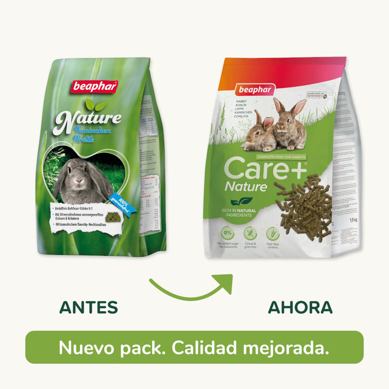 Beaphar Care+ Nature ração para coelhos,  Imagem número 4 Beaphar Care+ Nature ração para coelhos, , large Imagem número 4