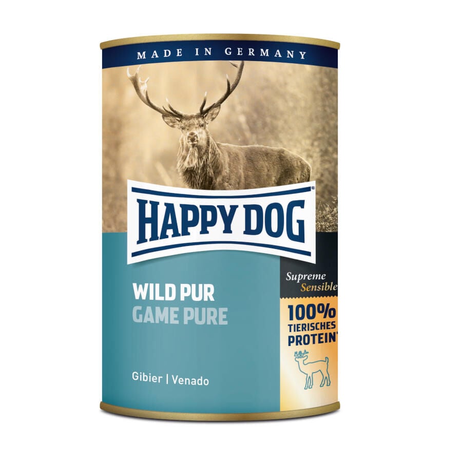 400 g Happy Dog Pure Veado em pat&ecirc; lata , , large Imagem n&uacute;mero 2