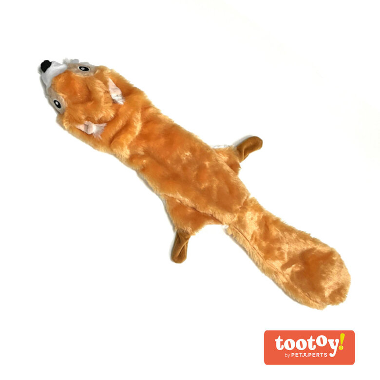 Tootoy! Comfort Skinny Squirrel Cuddler peluche com som crocante para cães,  Imagem número 1 Tootoy! Comfort Skinny Squirrel Cuddler peluche com som crocante para cães, , large Imagem número 1