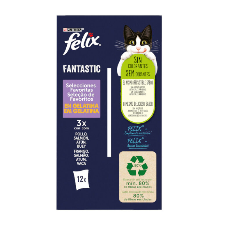 12 saquetas x 85 g Felix Fantastic Seleções Favoritas saquetas em geleia,  Imagem número 7 12 saquetas x 85 g Felix Fantastic Seleções Favoritas saquetas em geleia, , large Imagem número 7