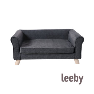 Leeby Sofá cinza para cães