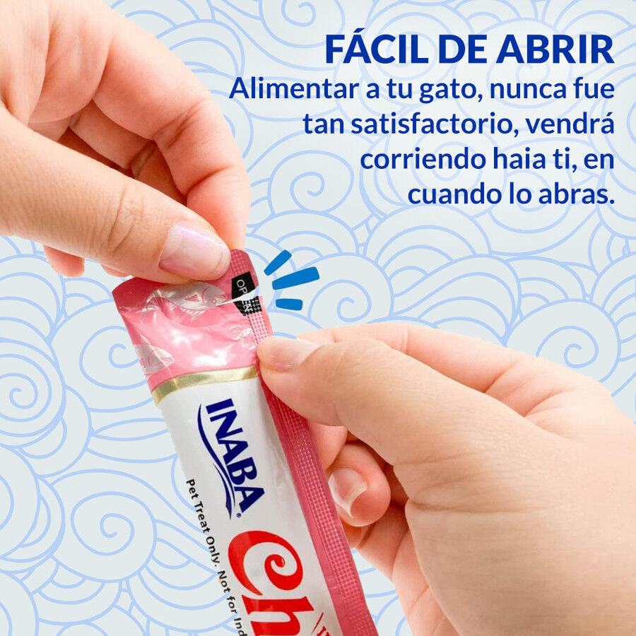 4 saquetas x 14 g Churu Snack Cremoso de Frango e Caranguejo para gatos, , large Imagem n&uacute;mero 3