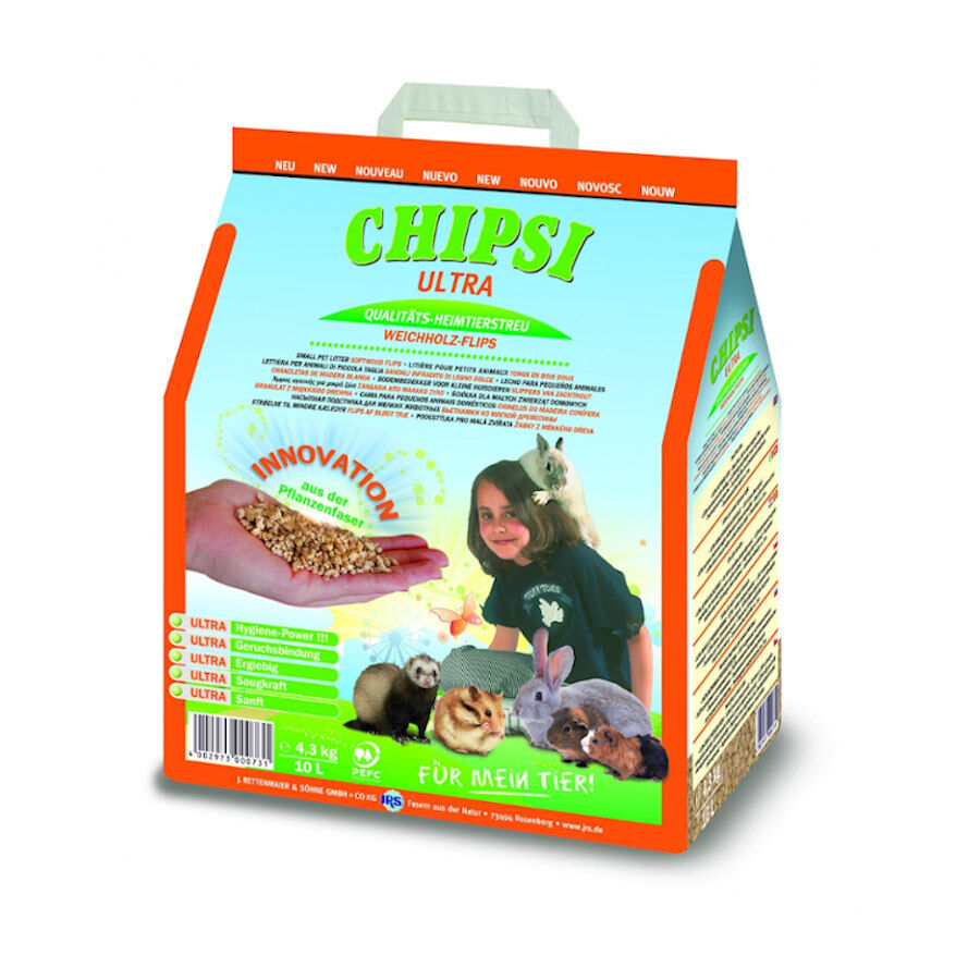 Chipsi Ultra Leito para coelhos e roedores, , large Imagem n&uacute;mero 1