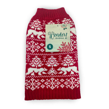 Wonder Christmas Forest camisola de natal para cães