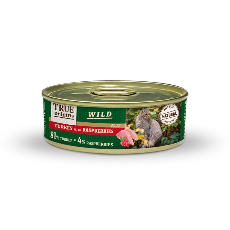 85 g True Origins Wild Adult de Peru e Framboesa lata para gatos,  Imagem número 1 85 g True Origins Wild Adult de Peru e Framboesa lata para gatos, , large Imagem número 1