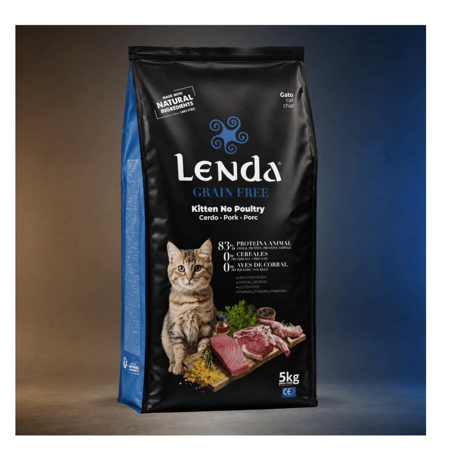 2 Kg Lenda Grain Free Kitten Ra&ccedil;&atilde;o de Coelho, Porco e Atum para gatos, , large Imagem n&uacute;mero 2
