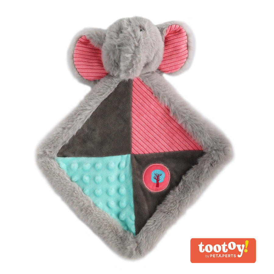 Tootoy! Puppy Elephant Comforter Doudou peluche para cachorros, , large Imagem n&uacute;mero 1