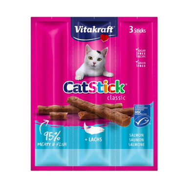 Vitakraft Cat Stick Classic de Salmão para Gatos