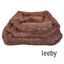 Leeby Cama Suave Anti Stress de Pelo Castanho para cães, , large Indicador imagem número 3