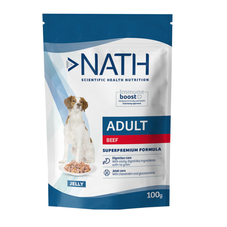 Nath Adult Vitela em Gelatina saquetas para cães, , large image number null