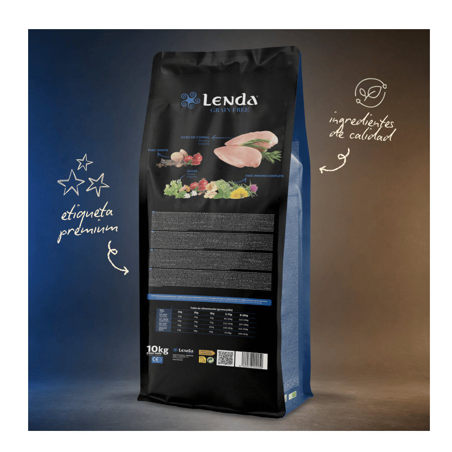 10 kg Lenda Grain Free Ra&ccedil;&atilde;o de Peru e Pato para c&atilde;es, , large Imagem n&uacute;mero 3