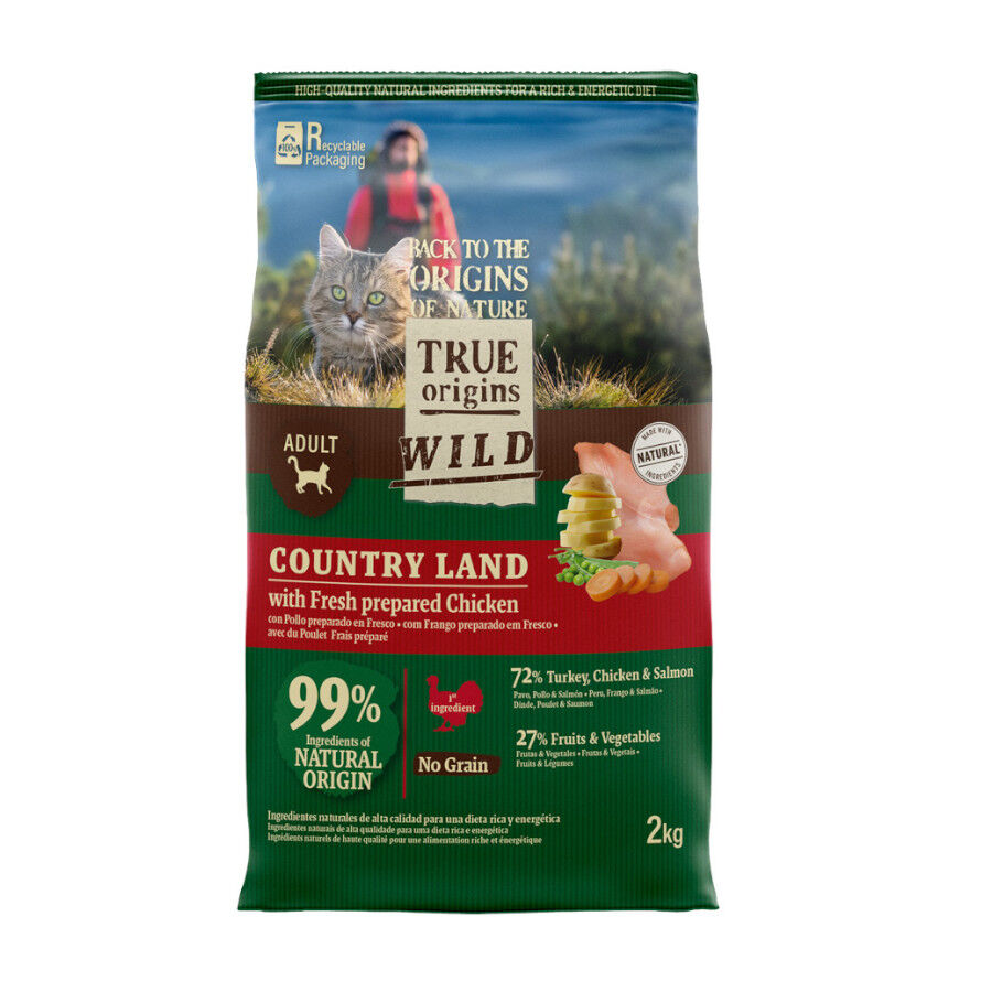 6 kg True Origins Wild Adult Frango e Peru Ra&ccedil;&atilde;o para gatos, , large Imagem n&uacute;mero 1