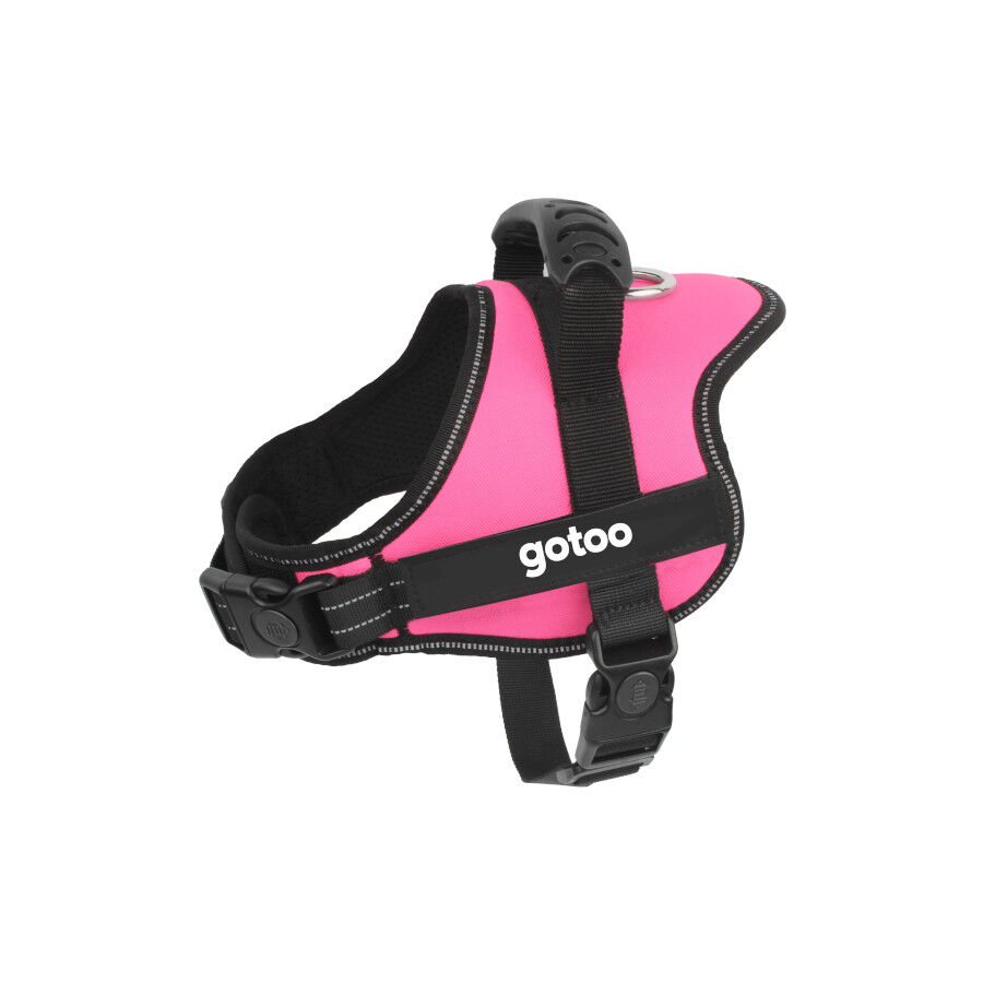 Gotoo Peitoral anti-pux&atilde;o rosa para c&atilde;es, , large Imagem n&uacute;mero 1