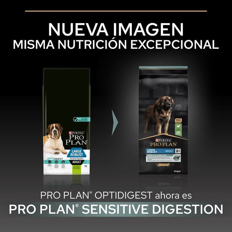 14 kg Pro Plan Adult Large Robust Digestão Cordeiro ração para cães,  Imagem número 2 14 kg Pro Plan Adult Large Robust Digestão Cordeiro ração para cães, , large Imagem número 2