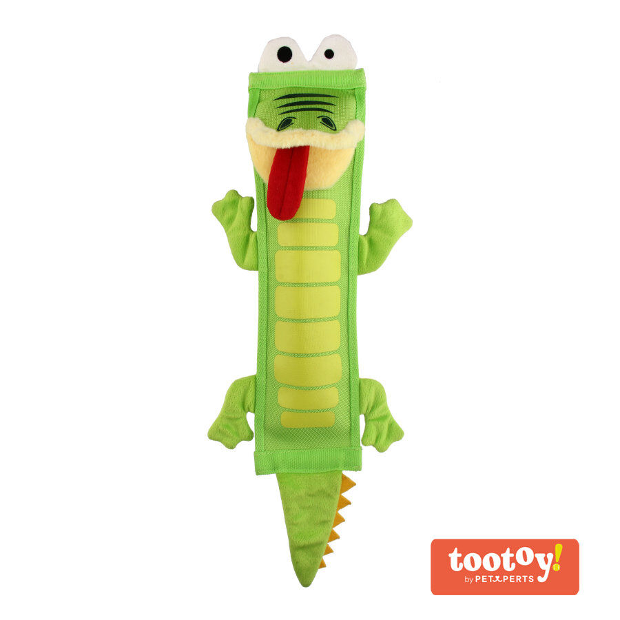 Tootoy! Comfort Resistant Crocodile Toy peluche para c&atilde;es, , large Imagem n&uacute;mero 1