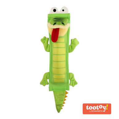 Tootoy! Comfort Resistant Crocodile Toy peluche para cães