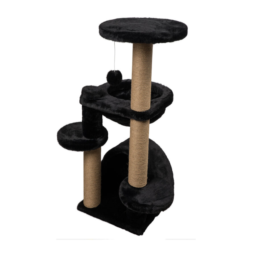 Catshion Amber &Aacute;rvore Arranhador com Gruta Cinzento para gatos, , large Imagem n&uacute;mero 2