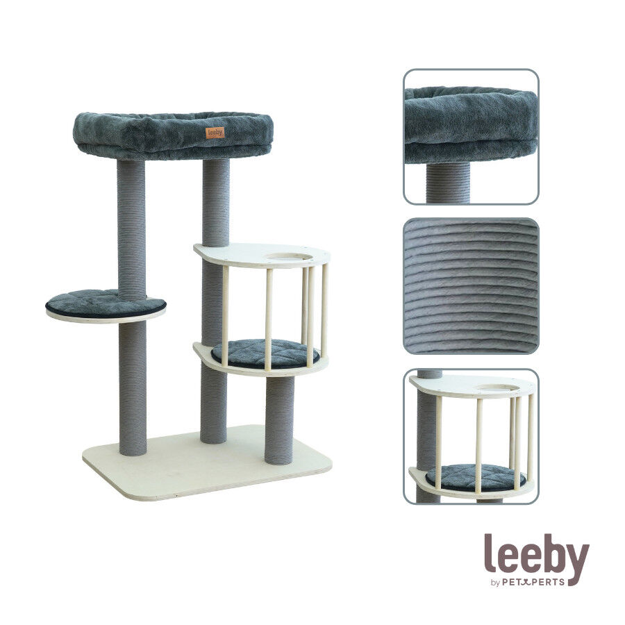Leeby Cloud Collection torre arranhadora com cama para gatos, , large Imagem n&uacute;mero 5