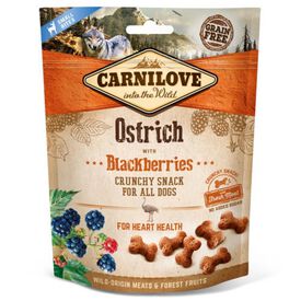 Carnilove Biscoitos Crunchy Avestruz e Amora Preta para cães