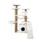 Catshion Pichi Ávore Arranhador com Gruta Branco para gatos, , large Indicador imagem número 1