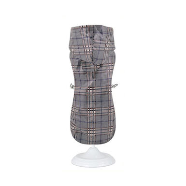 Nayeco British Capa de Chuva Impermeável com Capuz para cães