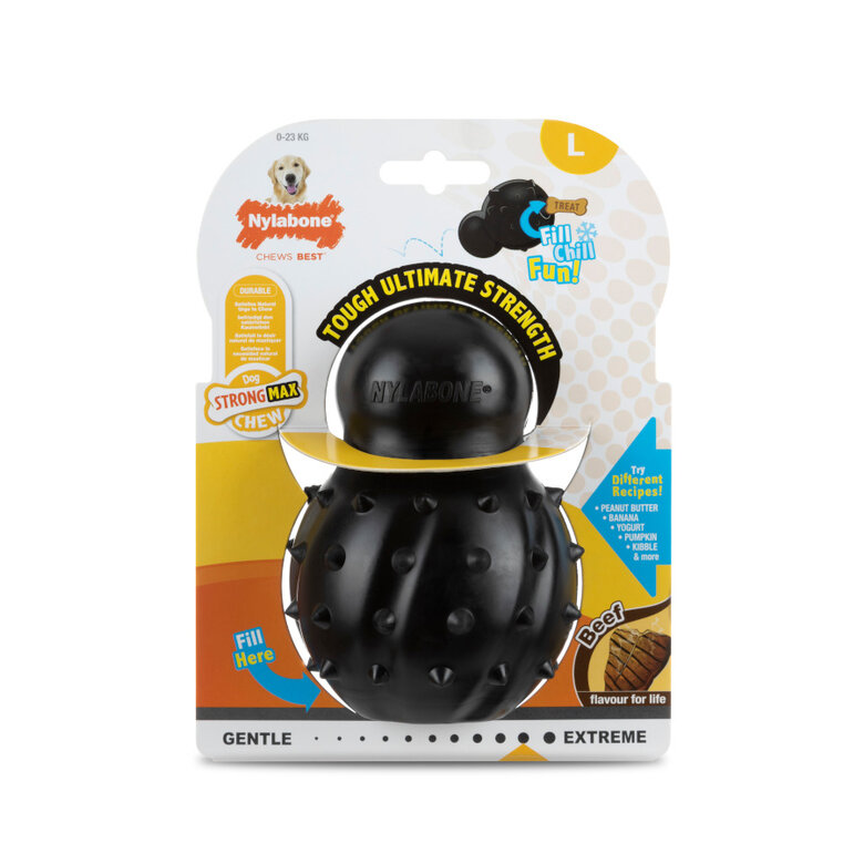 Nylabone Mordedor Resistente com sabor a Carne para cães,  Imagem número 4 Nylabone Mordedor Resistente com sabor a Carne para cães, , large Imagem número 4