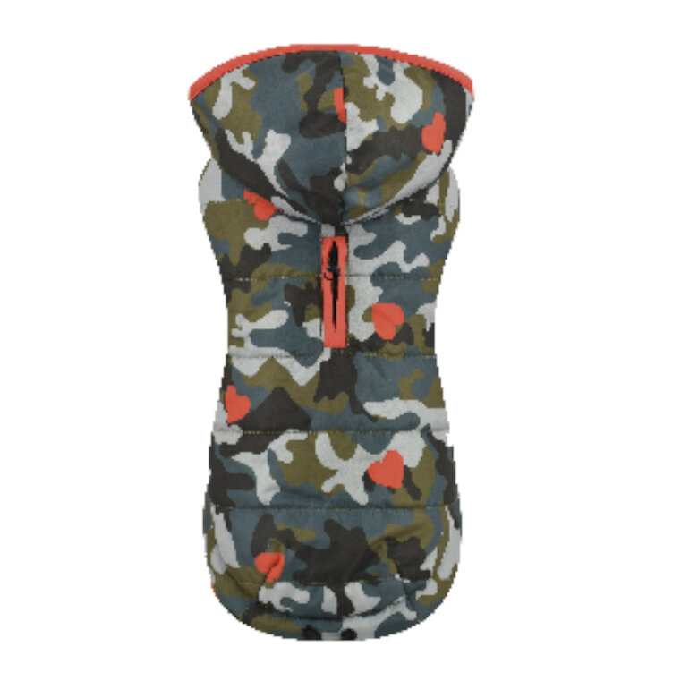 Nayeco Army Casaco com capuz para cães,  Imagem número 1 Nayeco Army Casaco com capuz para cães, , large Imagem número 1