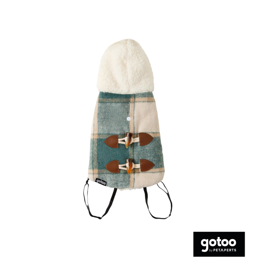 Gotoo Casaco Tartan com Capuz para c&atilde;es, , large Imagem n&uacute;mero 2