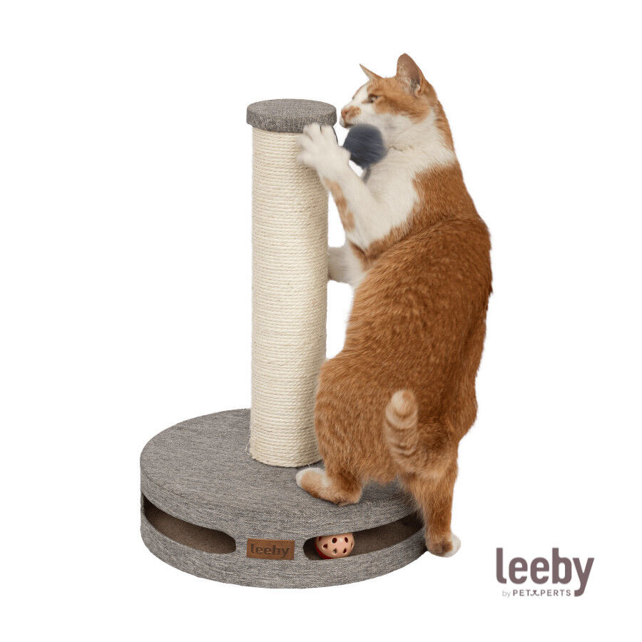 Leeby Gonzalo arranhador com brinquedo e bola para gatos, , large Imagem n&uacute;mero 2