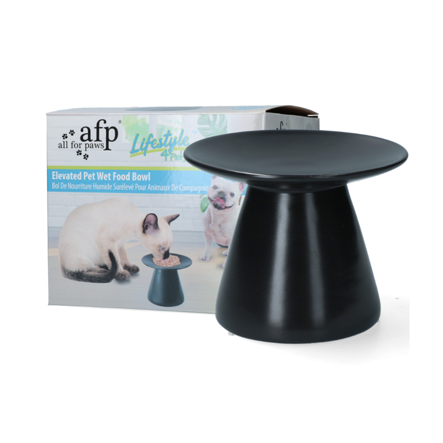 All For Paws Lifestyle4Pets Comedouro Cinzento para gatos, , large Imagem n&uacute;mero 1