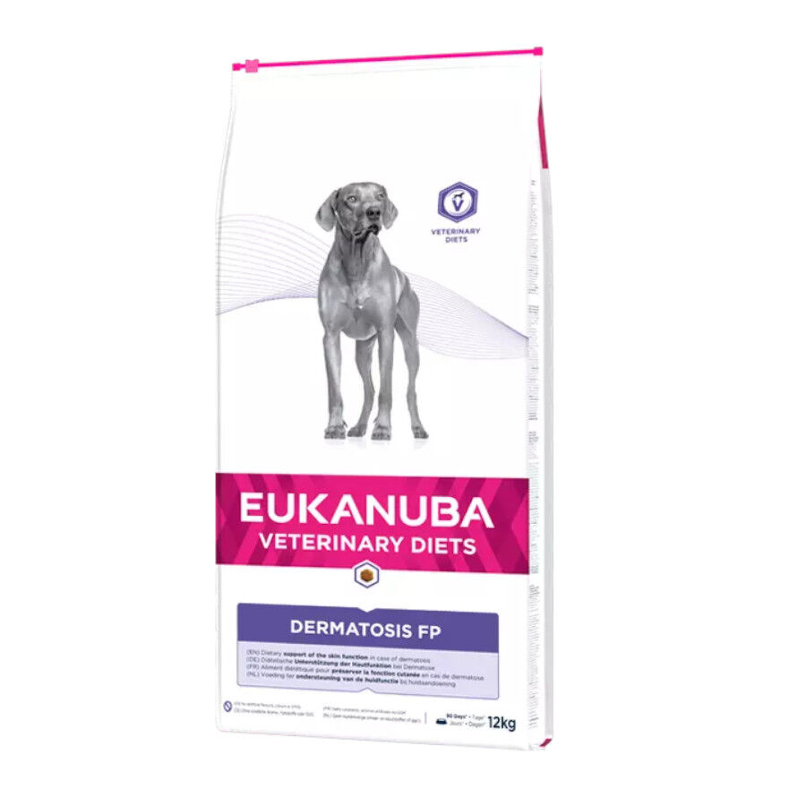 12 kg Eukanuba Veterinary Diets Dermatosis FP ra&ccedil;&atilde;o para c&atilde;es, , large Imagem n&uacute;mero 1