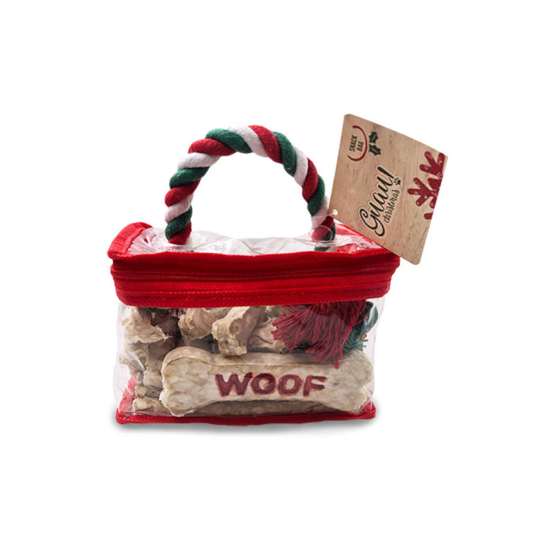 1 ud. Guau Christmas Bocaditos de Couro em Bolsa para cães,  Imagem número 1 1 ud. Guau Christmas Bocaditos de Couro em Bolsa para cães, , large Imagem número 1