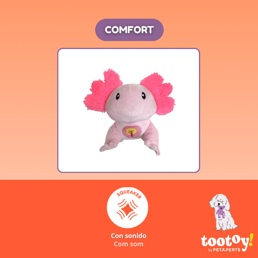 Tootoy! Comfort Peluche axolote para c&atilde;es, , large Imagem n&uacute;mero 6