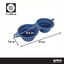 Gotoo Comedouro Port&aacute;til Duplo em Silicone Azul para c&atilde;es e gatos, , large Indicador imagem n&uacute;mero 4