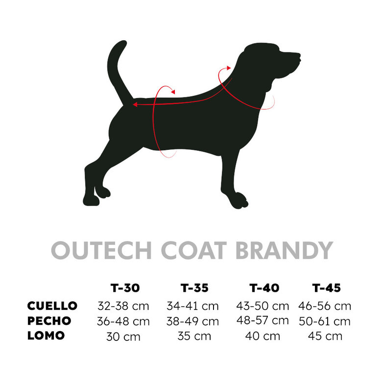 Outech Abrigo Brandy para cães,  Imagem número 6 Outech Abrigo Brandy para cães, , large Imagem número 6